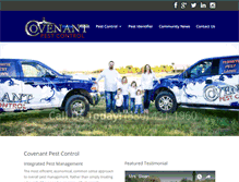 Tablet Screenshot of covenantpest.com